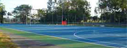 Basketball court at Mackay State High School.