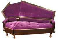 Purple coffin
