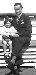 Diana Mann, aged three, on a boat going to Tasmania.