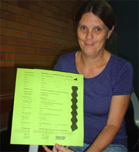 Linda from Proserpine and the green envelope