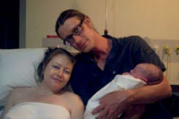 Mikaila, Ben and new baby, Malakai