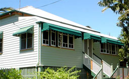 Restored Queenslander inb Mackay, Queensland.