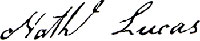 Nathaniel Lucas' signature