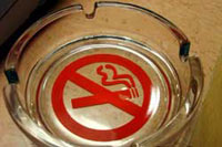 Ashtray with very very weird symbol