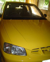 Yellow car