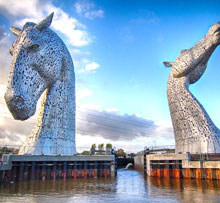 Kelpies at Forth and Clyde Canal