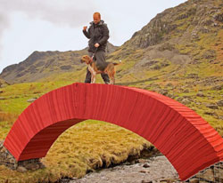 20,000 sheets of paper make a bridge