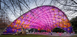 Pink pavilion in Melbourne