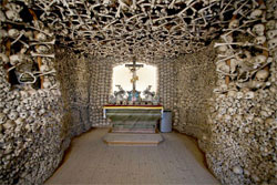 A chapel of bones in Poland