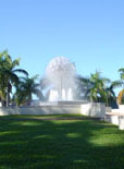 The fountain at Mackay Regional Council.