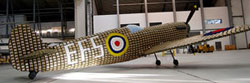 spitfire made from egg cartons